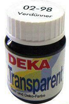 Deka Transparent - Colori Per Vetro al Solvente